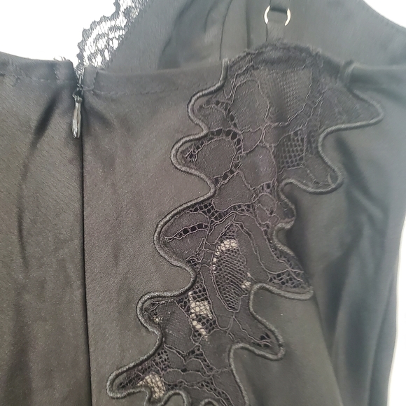 Princess Polly Aloura Spliced Black Lace Mini Dress - Picture 5 of 10